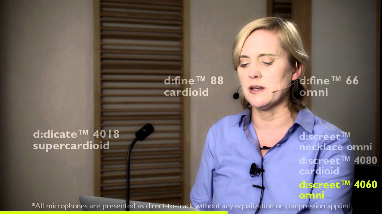 Microphone comparison - body worn vs. table placements
