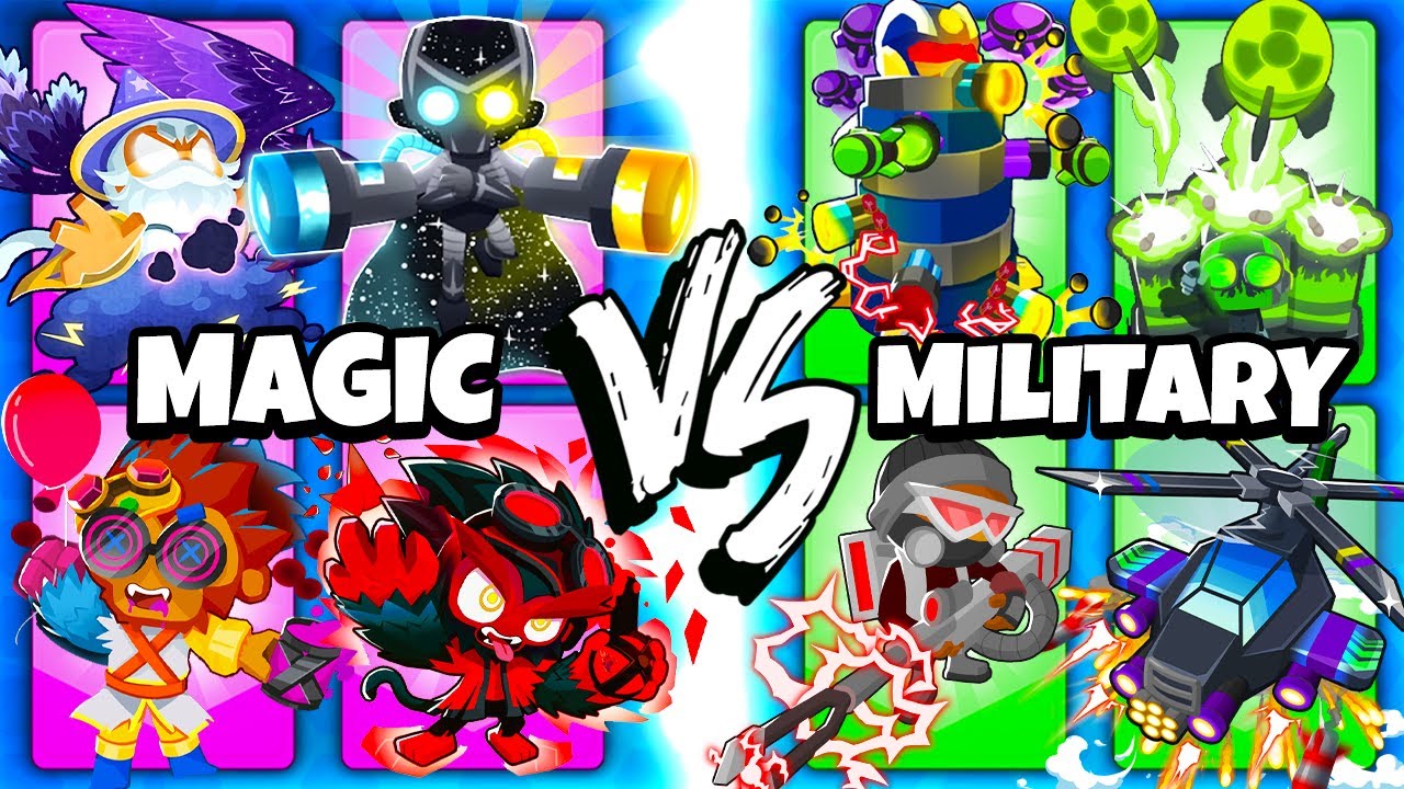 Modded Magic Paragons vs Modded Military Paragons