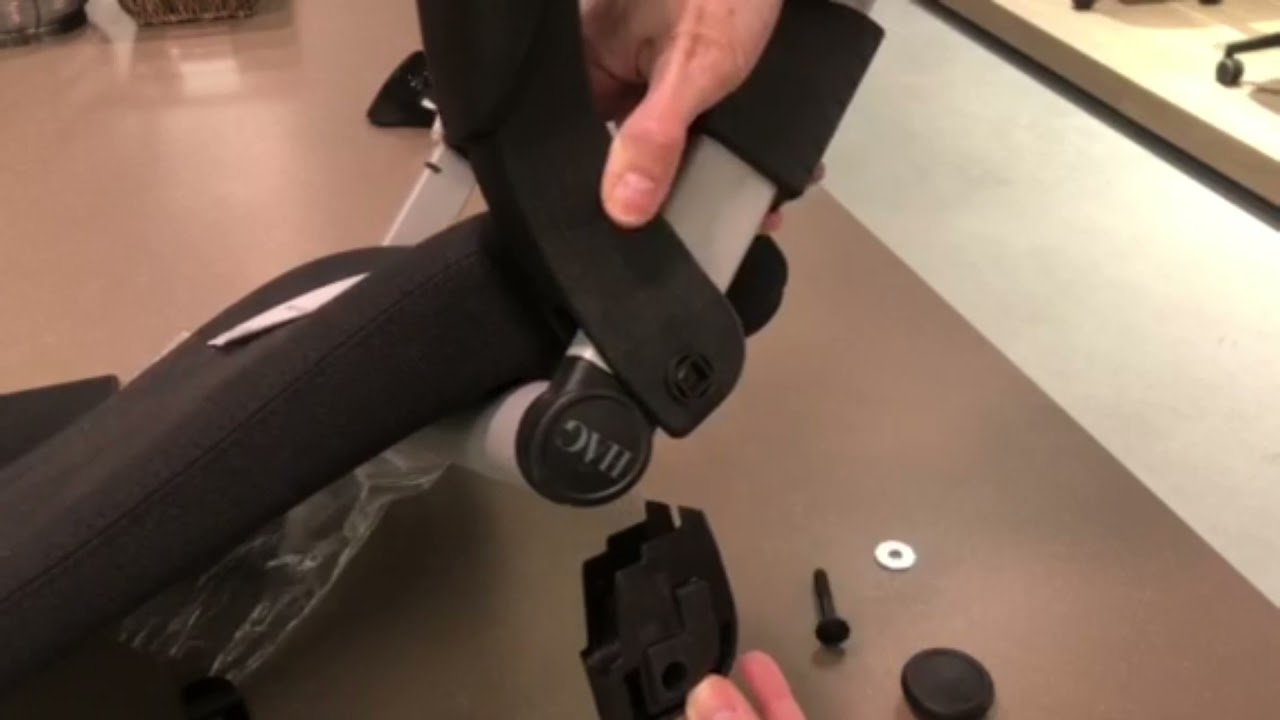 How to assemble armrests of HÅG H03 office chair?