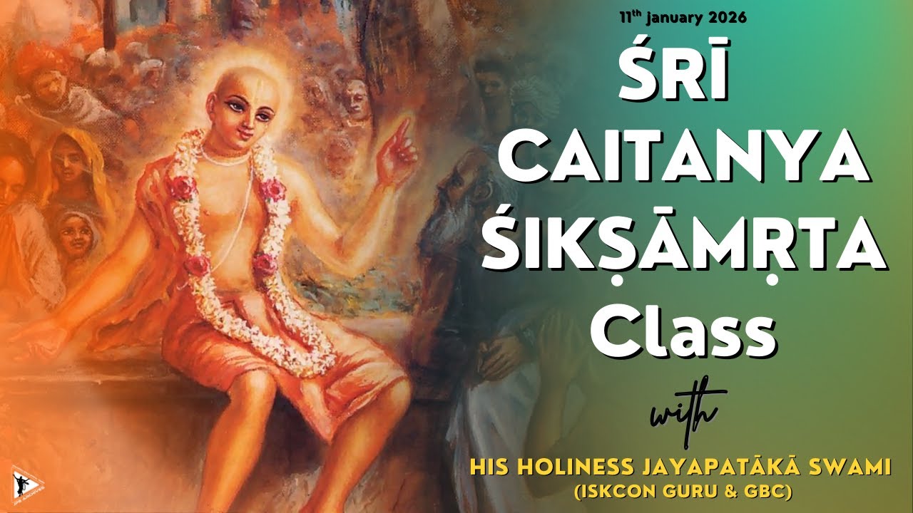 20260111 Śrī Caitanya-śīkṣāmṛta in Śrī Māyāpur, India #JayapatakaSwamiArchives