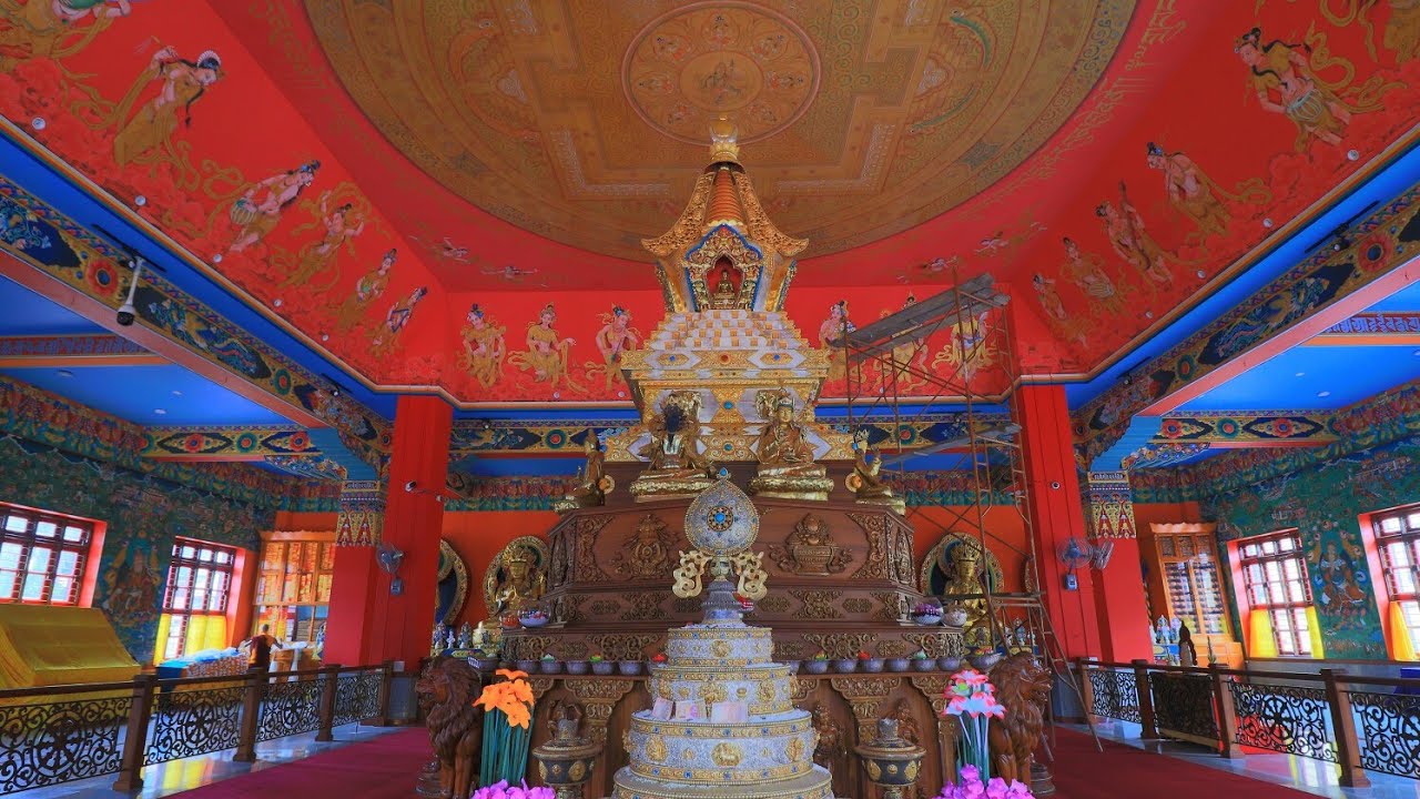 The Great Relic Stupa Of H.H Penor Rinpoche In Namdroling Monastery South India