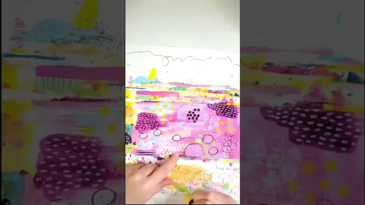 #rollodelbuenrollo​ #artworkonaroll​ Art journal en un rollo de papel 2