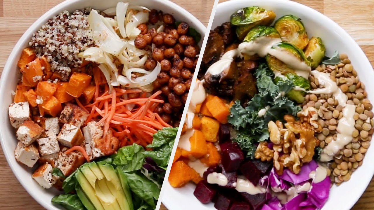 Nutrituous Buddha Bowls • Tasty Recipes