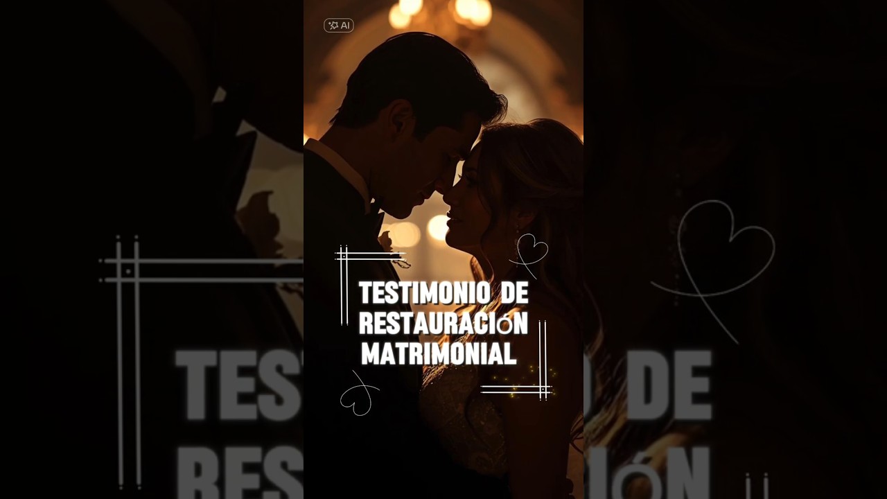 ▶️Dios restaur&oacute; mi matrimonio despu&eacute;s de una infidelidad 💔➡️❤️&rdquo;