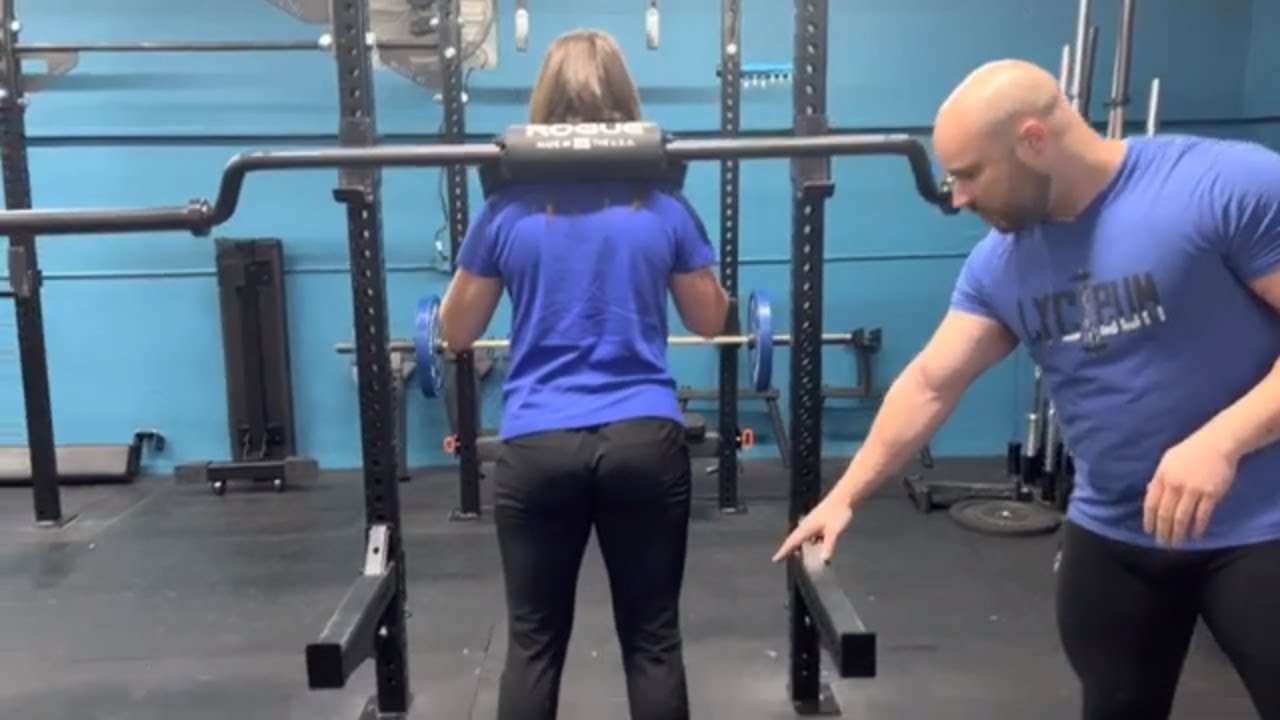 Safety bar squat