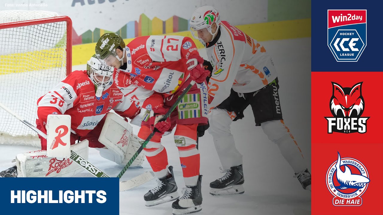 ICE: HCB Südtirol Alperia vs. HC TIWAG Innsbruck - Die Haie | Highlights