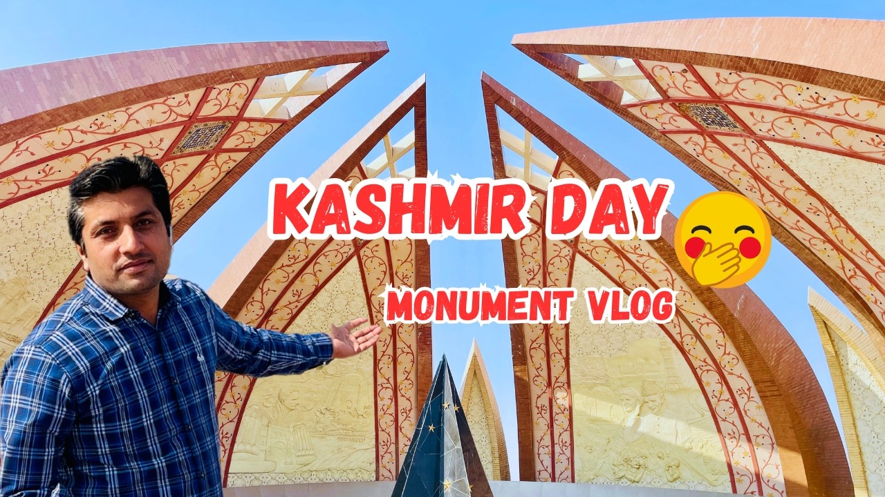 Kashmir day vlog | Daily vlogs visit Pakistan monument 2025 🤭
