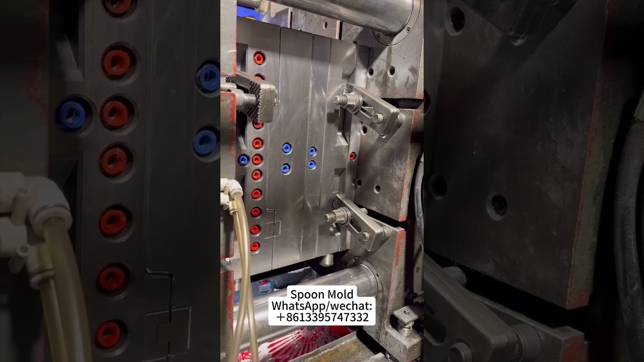 A spoon, start with a mold! #machine #cncmill #mold #factory #coldmilling  #molding #plastic #spoon