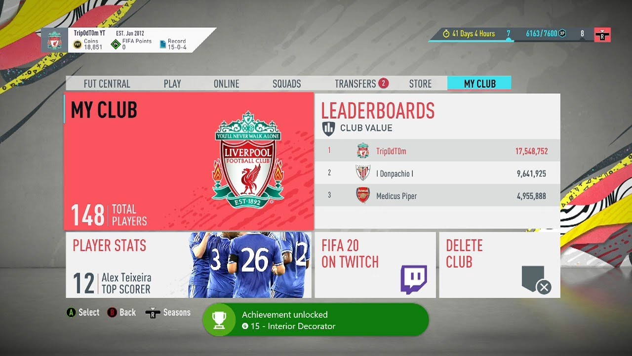 Friendly Fun & Interior Decorator Achievement / Trophy Guide - Fifa 20