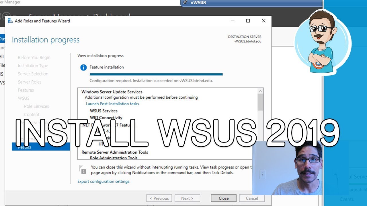 Install WSUS on Windows Server 2019!