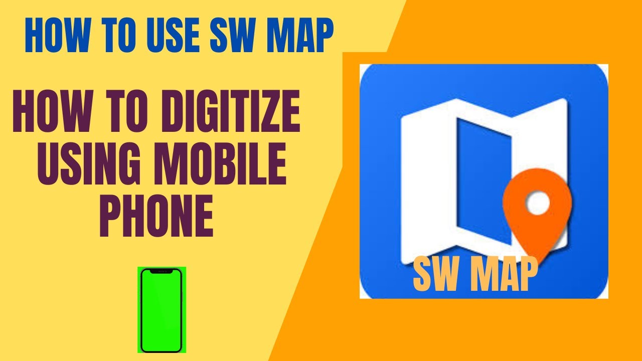 SW MAP | как оцифровать на мобильном телефоне с помощью SW Map |
