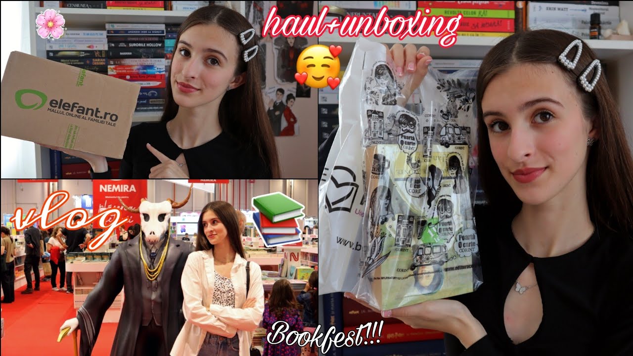 📚Vlog Bookfest || haul + unboxing Elefant