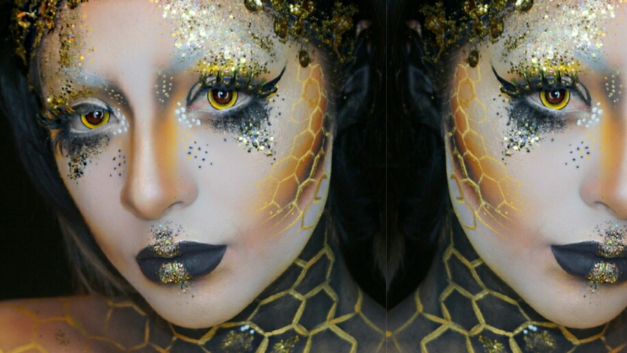Avant Garde Queen Bee Makeup Tutorial