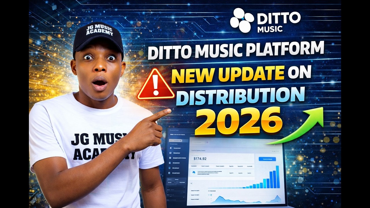 Новое обновление информации о дистрибуции на музыкальной платформе Ditto Music Platform в 2026 году.