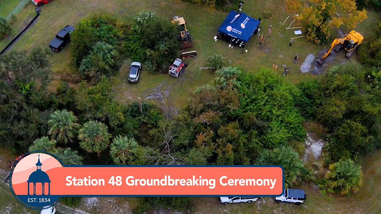 Hillsborough County Fire Rescue Groundbreaking Ceremony for Fire Station No. 48 in Progress Village