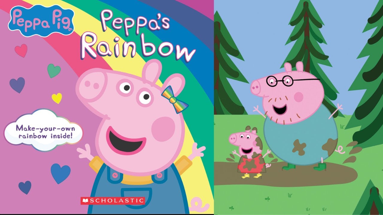 🚗 🚙 Kids Book Read Aloud: Nick Jr. Peppa Pig : Peppa’s Rainbow