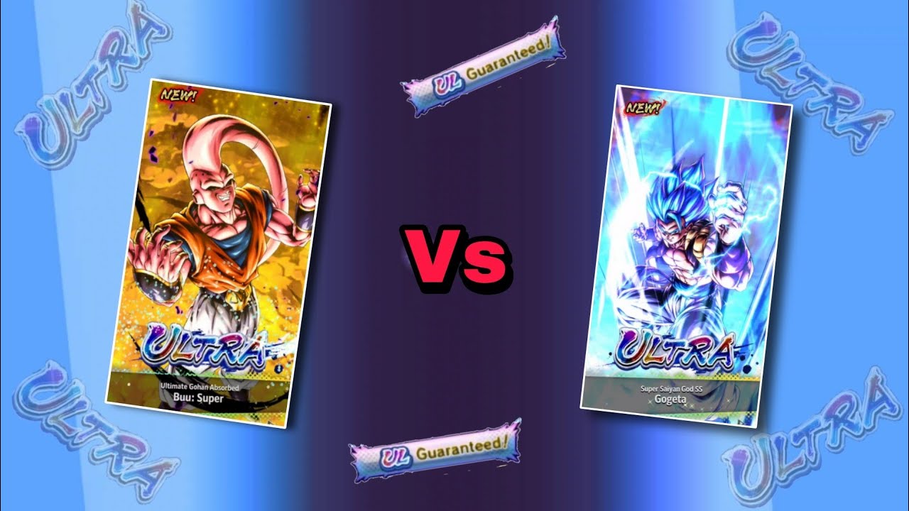 Ultra Buuhan Summon Vs Ultra Gogeta Blue Banner Summon | Landscape | Dragon Ball Legends 