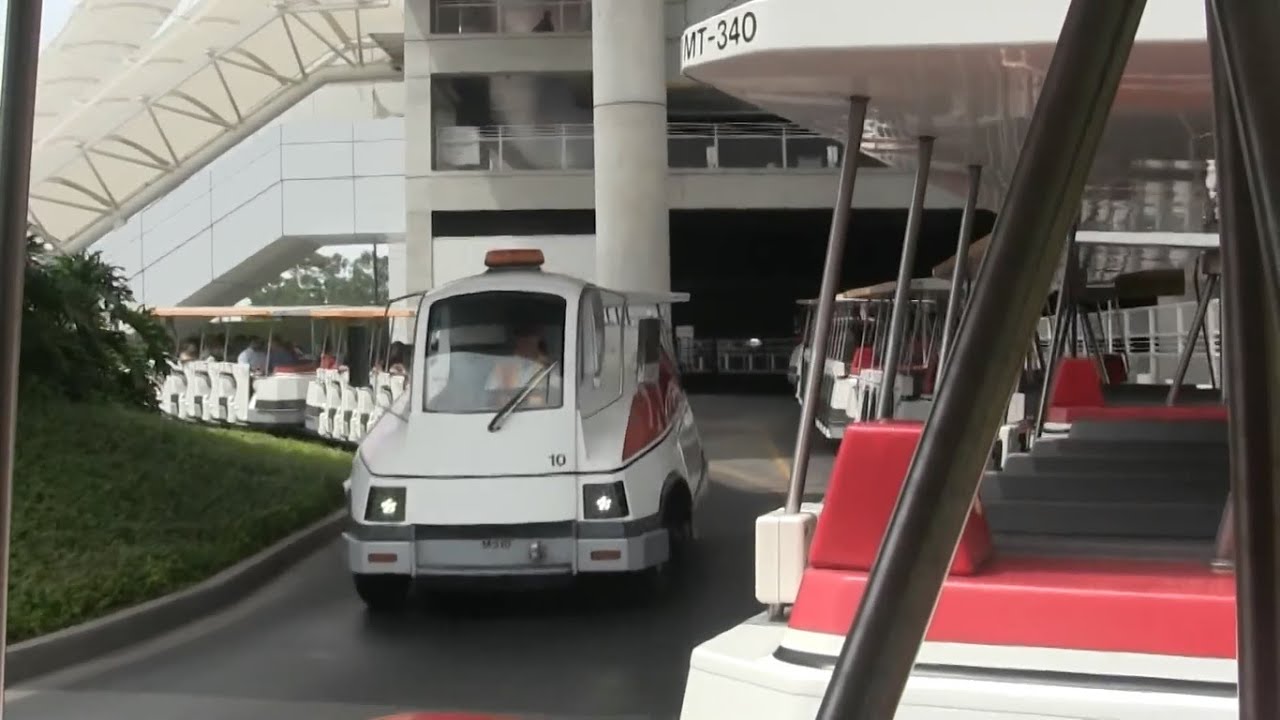 Disneyland Tram Ride To Parking Structure From Resort