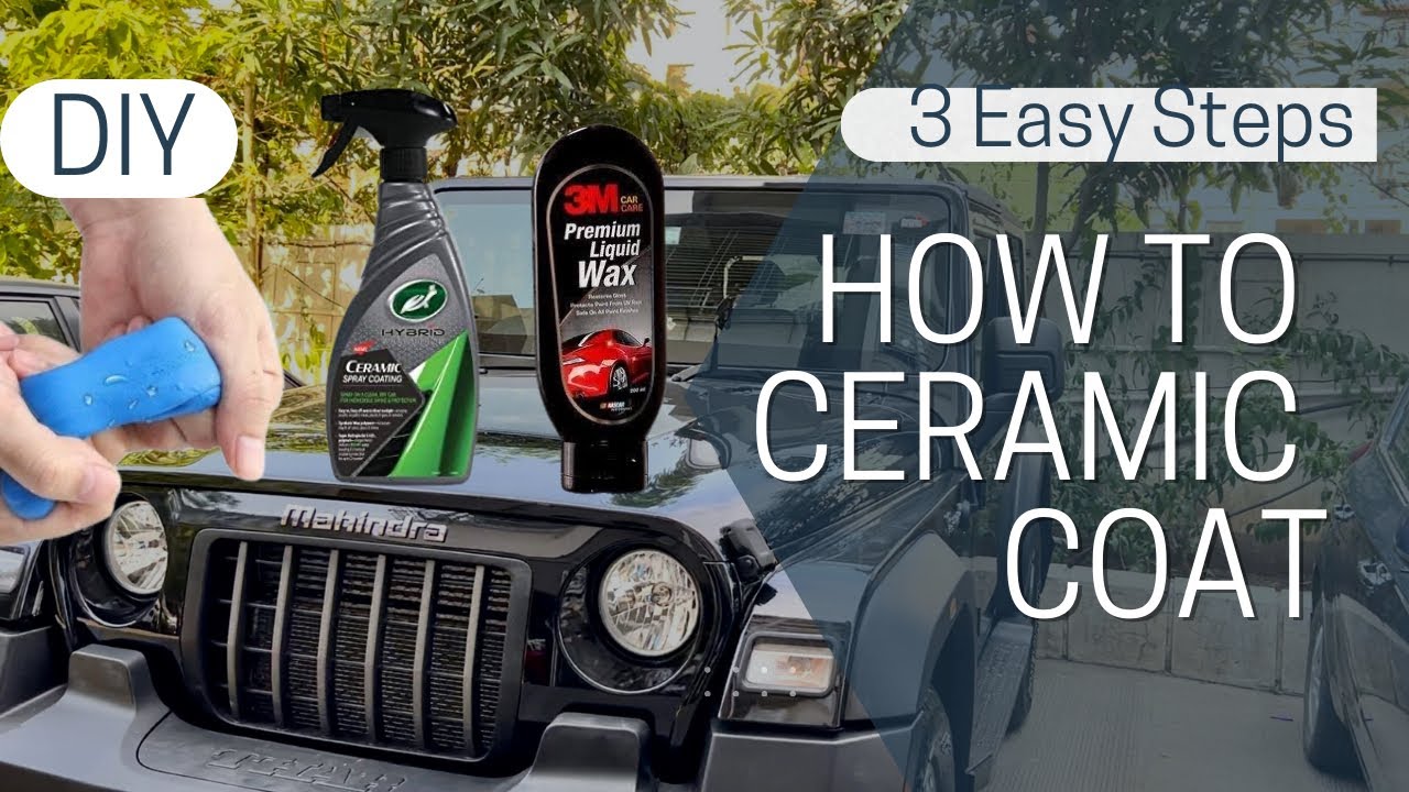 How to Ceramic Coat your Car at Home with Turtle Wax Ceramic, Polish and Clay