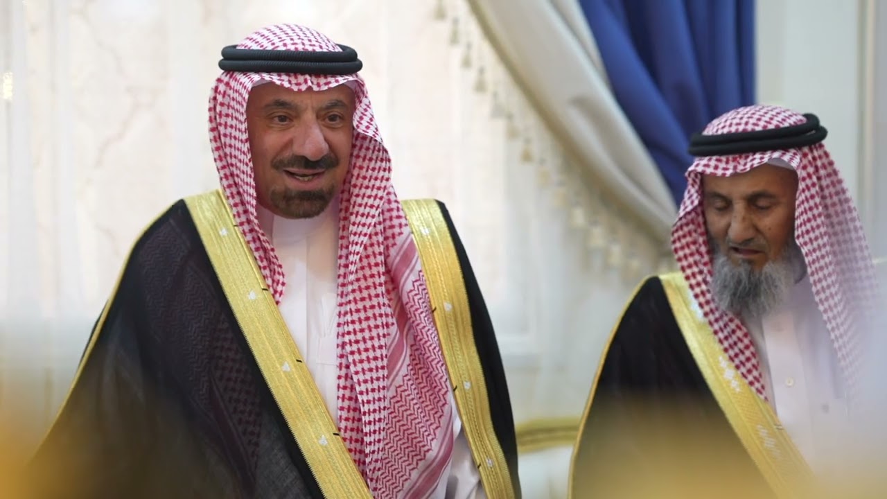 استقبال سمو أمير منطقة نجران عند الشيخ عبدالله ال سحيم الأسمري وابنه المستشار الخاص لسموه