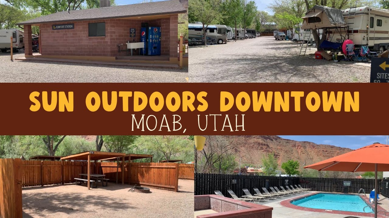 Sun Outdoors RV Park Tour in Moab, Utah Downtown