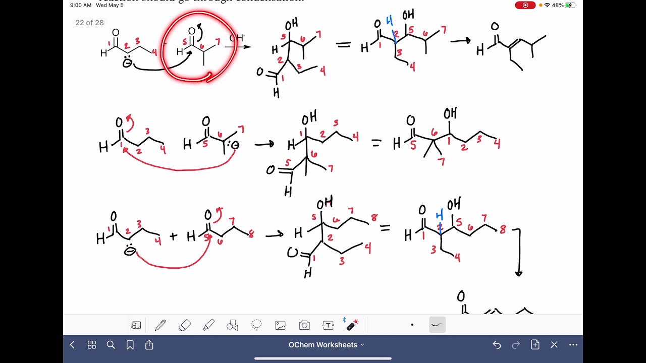 22a: Aldol reactions