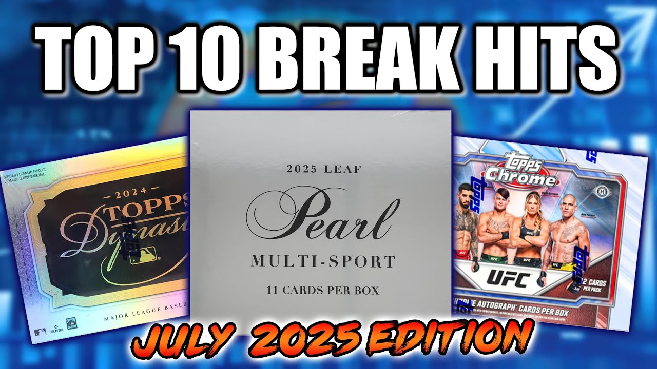 WE KEPT HITTING GOATS.. | Top 10 Sports Card Break Hits (July 2025)