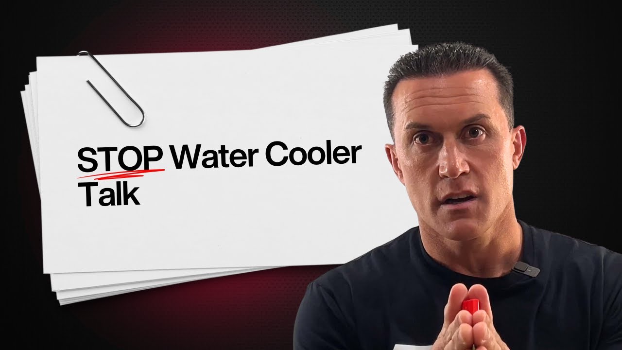 Why High-Performing Teams Don't Do Water Cooler Talk
