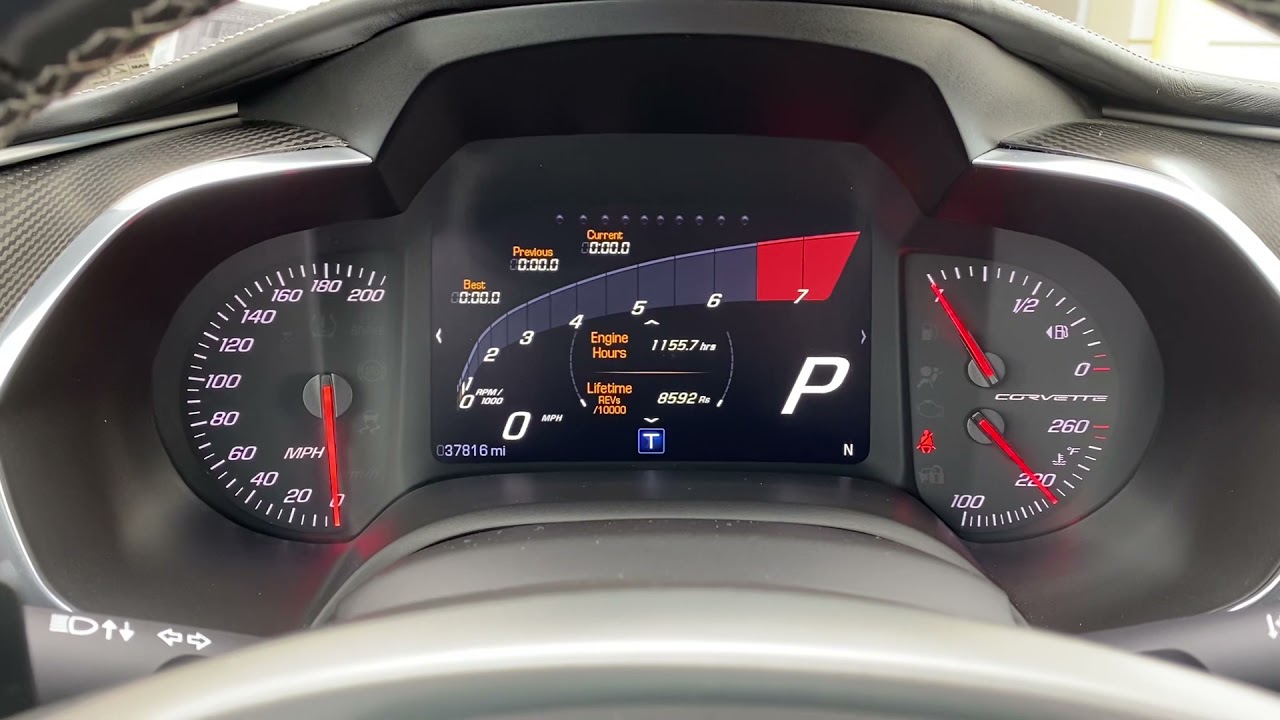 2014 Chevrolet Corvette Stingray Oil Life Reset Procedure