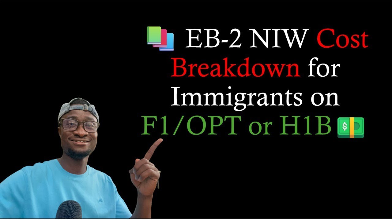 EB2 NIW Cost Breakdown for Immigrants on F1/OPT or H1B #eb2niw #greencards #f1visa  #h1bvisa