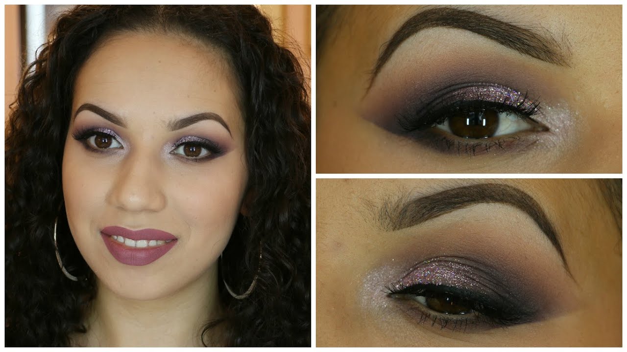 Lilac Glitter - Makeup tutorial | ChristineMUA