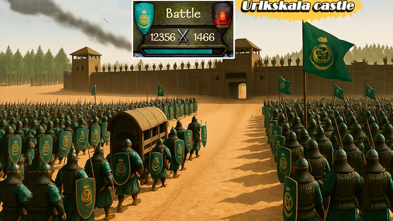 12000 Elite Khuzait VS 1400 Army | The Most Epic Bannerlord Siege Ever || Mount & Blade 2 Tactics