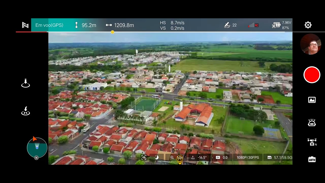 Fimi mini 3 agora sem o módulo 4g a 4 km 