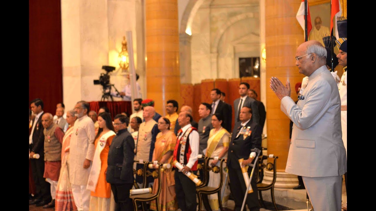President Kovind presents Padma Awards at 2018 Civil Investiture Ceremony