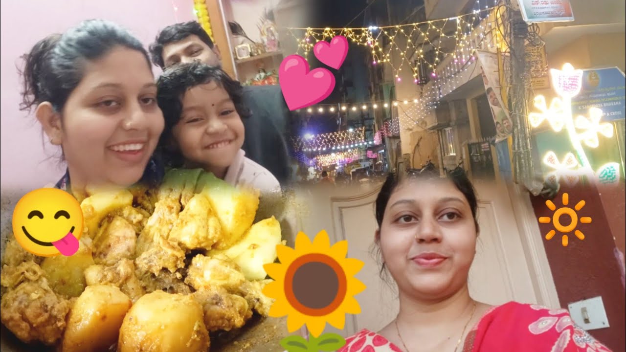 পূজা দেখতে বেরিয়ে🌸🌻লাইট দেখেই বাড়ি আসতে হলো l 
