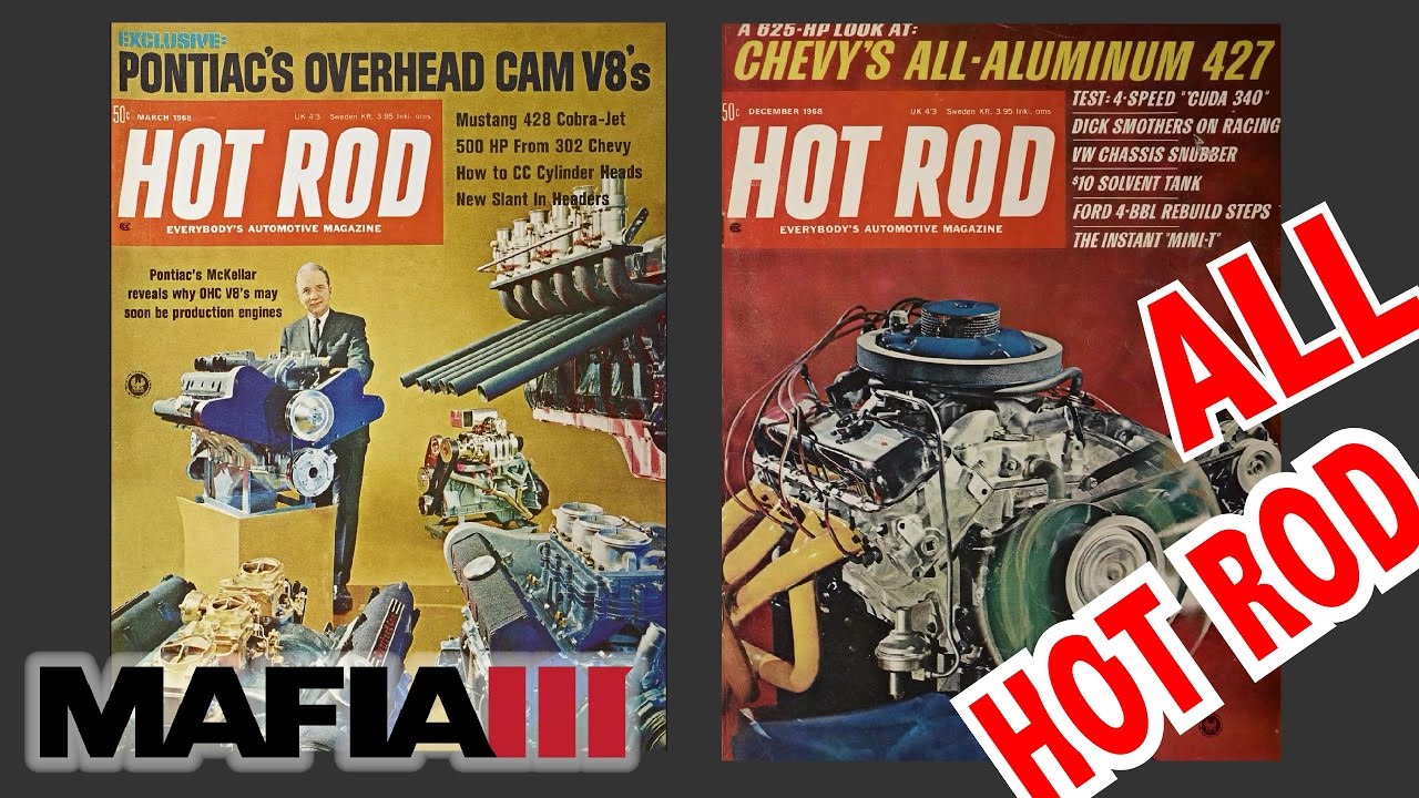 MAFIA III: All HOT ROD Magazines / Magazine Hot Rod Location / Position