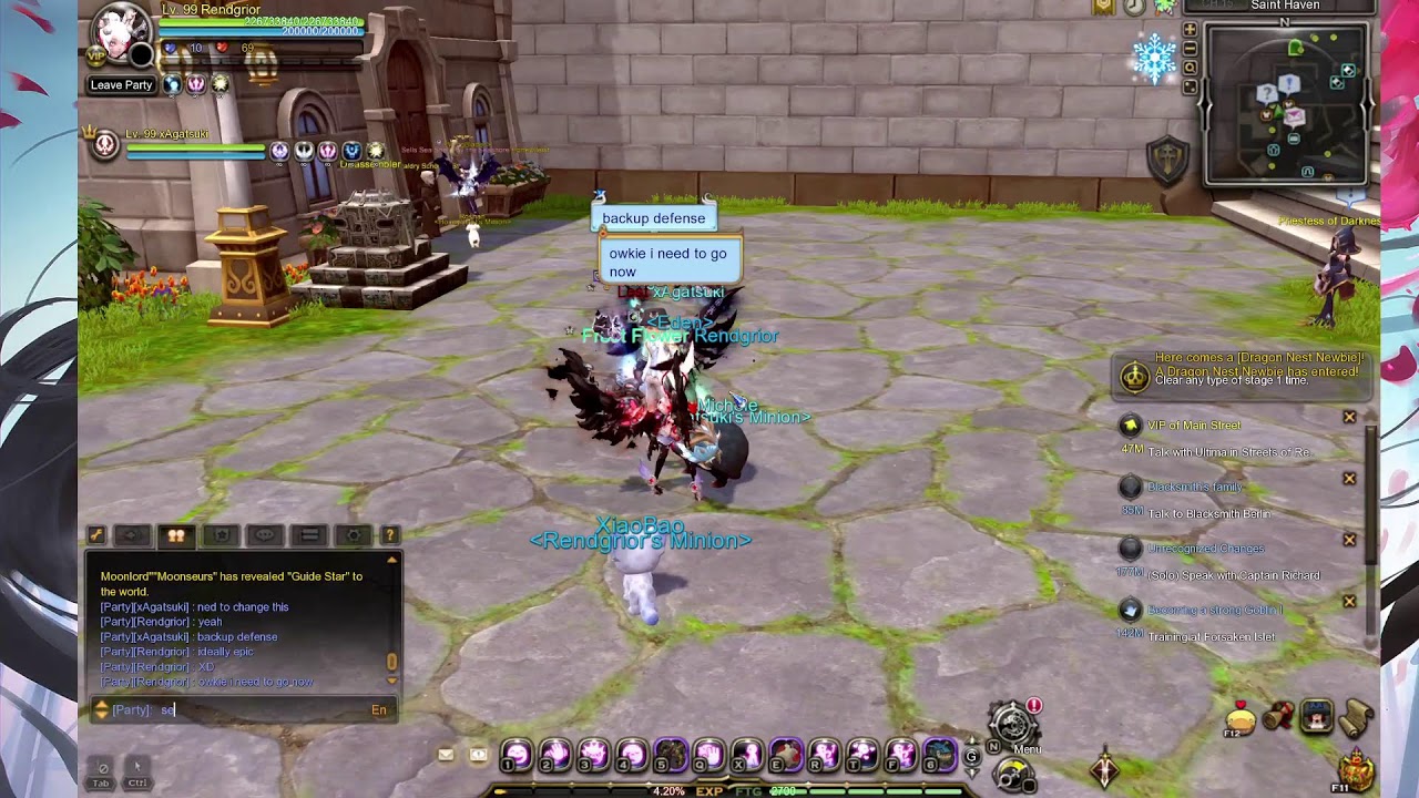 Dragon Nest SEA Frozen Dragon Nest Pure Support Luster POV