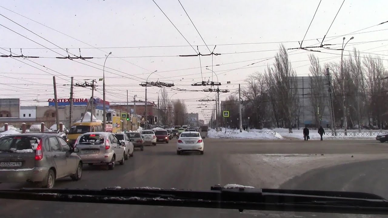 Троллейбусный маршрут №13 троллейбус Тролза Оптима. г Тольятти