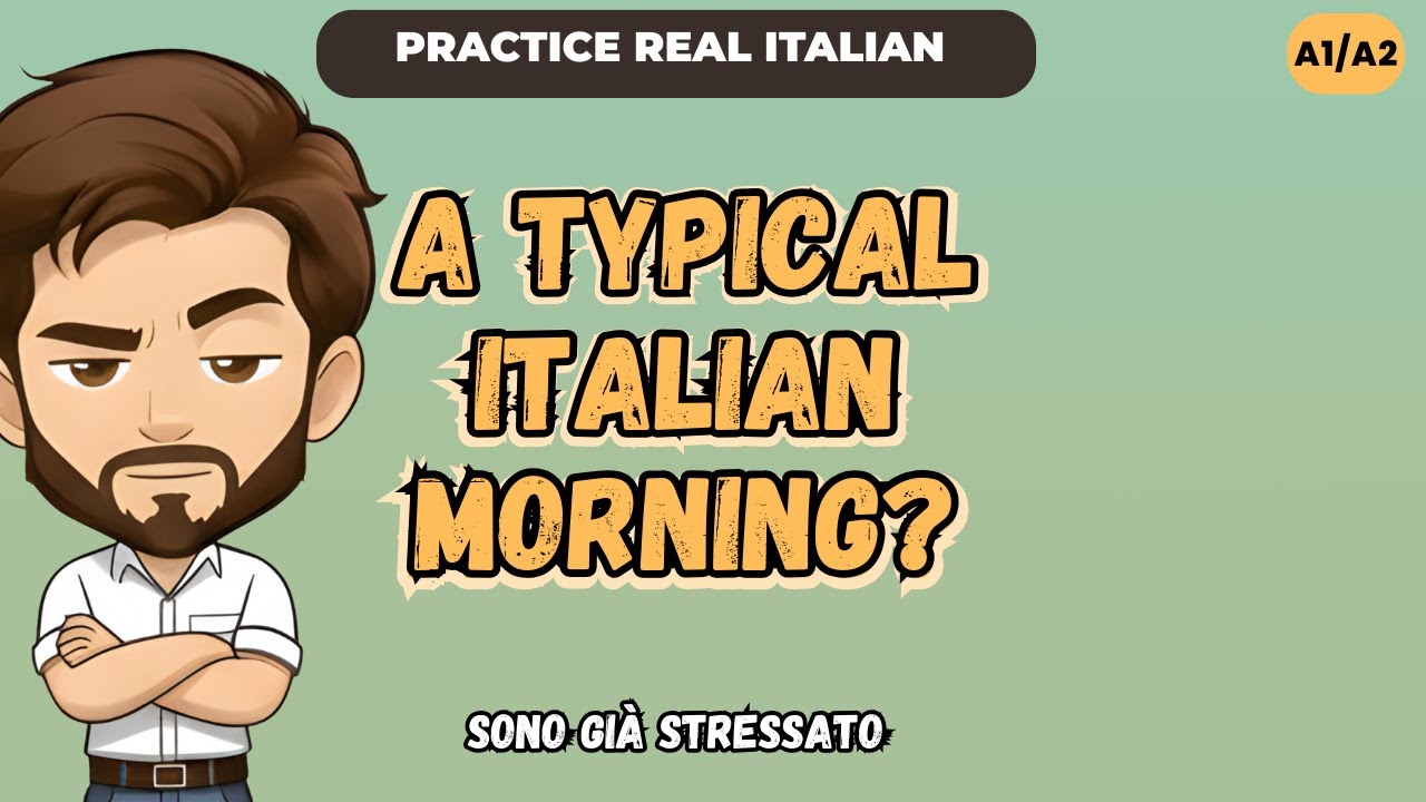Slow Italian for Beginners (A1/A2) | A Typical Morning in Italy with Dario | Learn Italian Listening