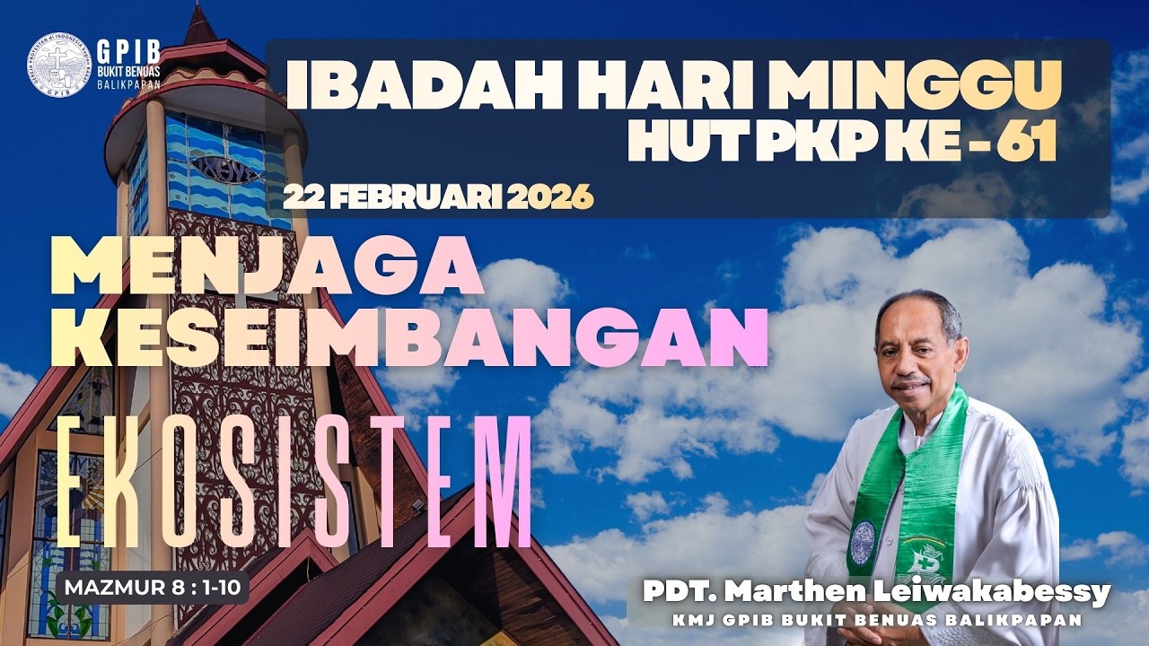 IBADAH HARI MINGGU HUT PELKAT PKP KE - 61 || Pdt. Marthen Leiwakabessy