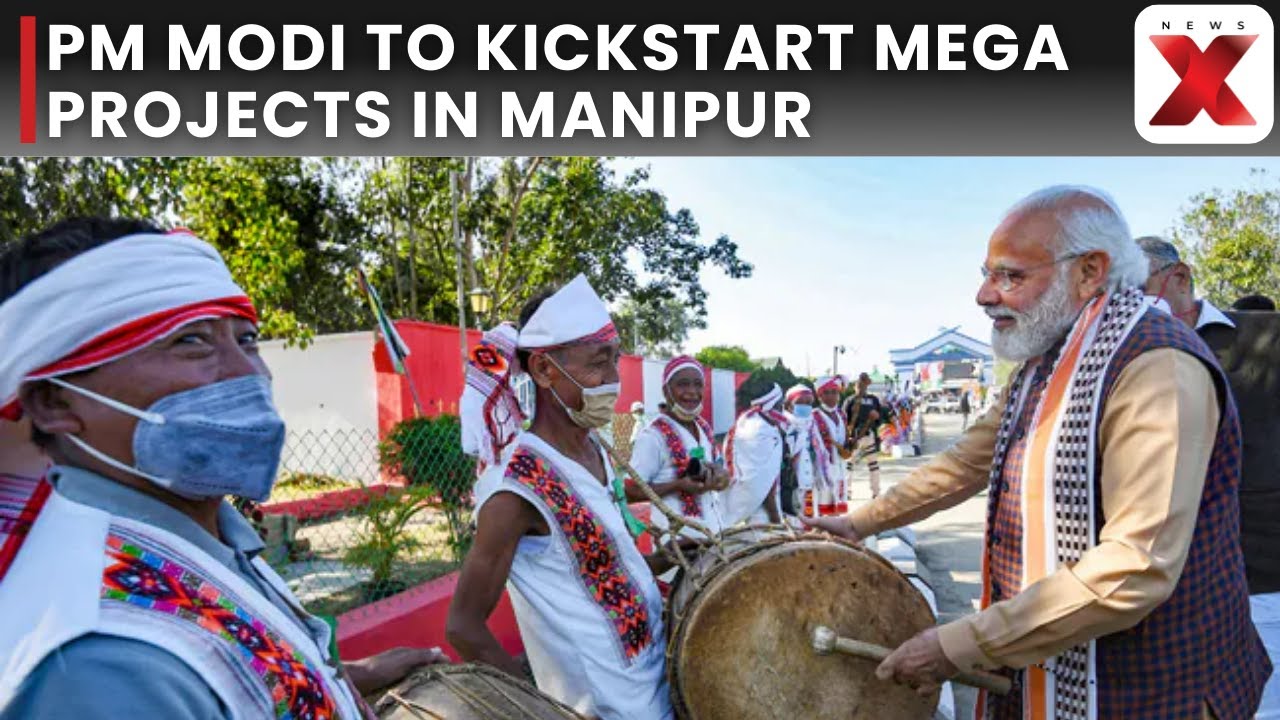 PM Modi in Ethnic Strife-Hit Manipur, Launches ₹7,300 Cr Development Works | NewsX