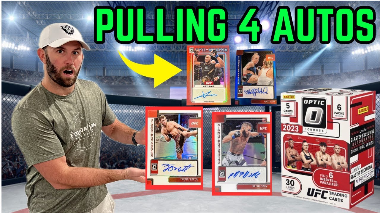 LOADED WITH AUTOS!!! 2023 DONRUSS OPTIC UFC MMA