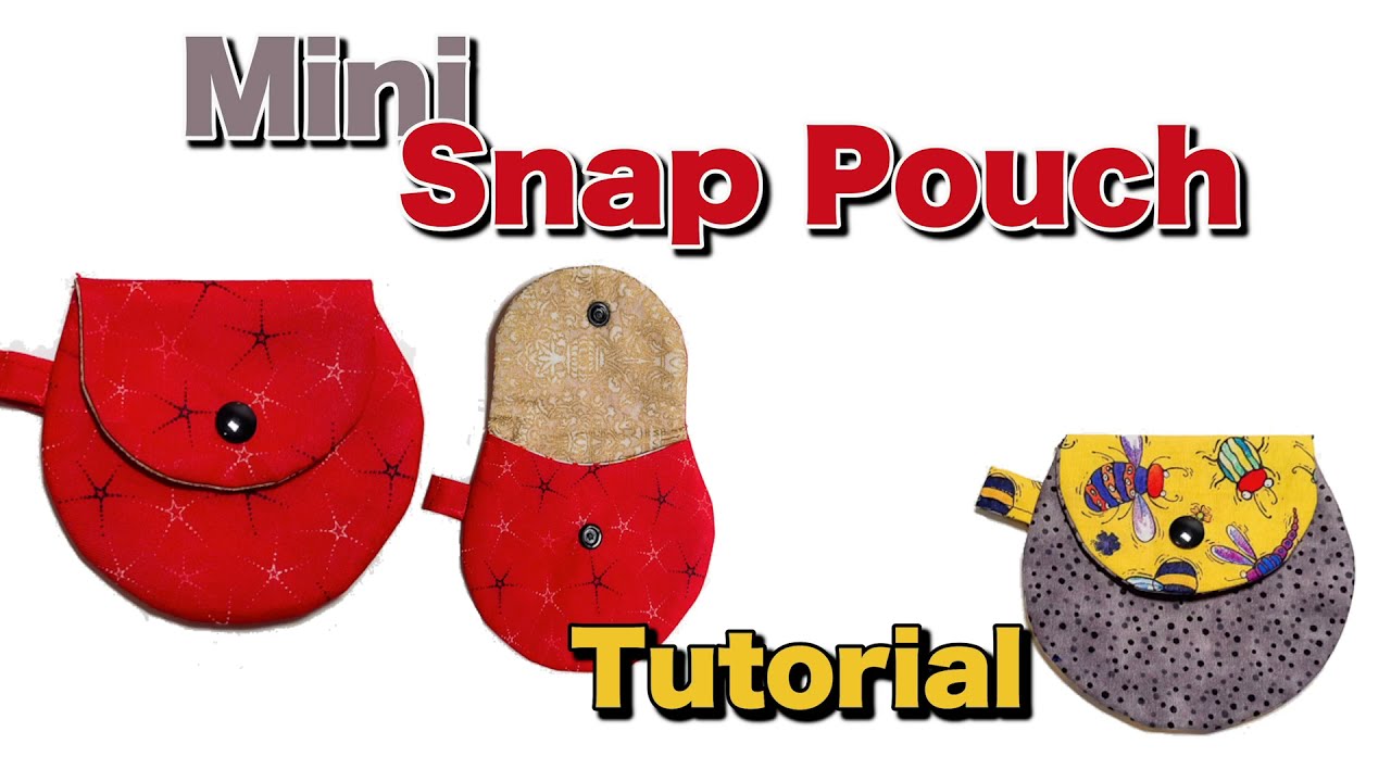 Mini Snap Pouch/ DIY Coin Purse