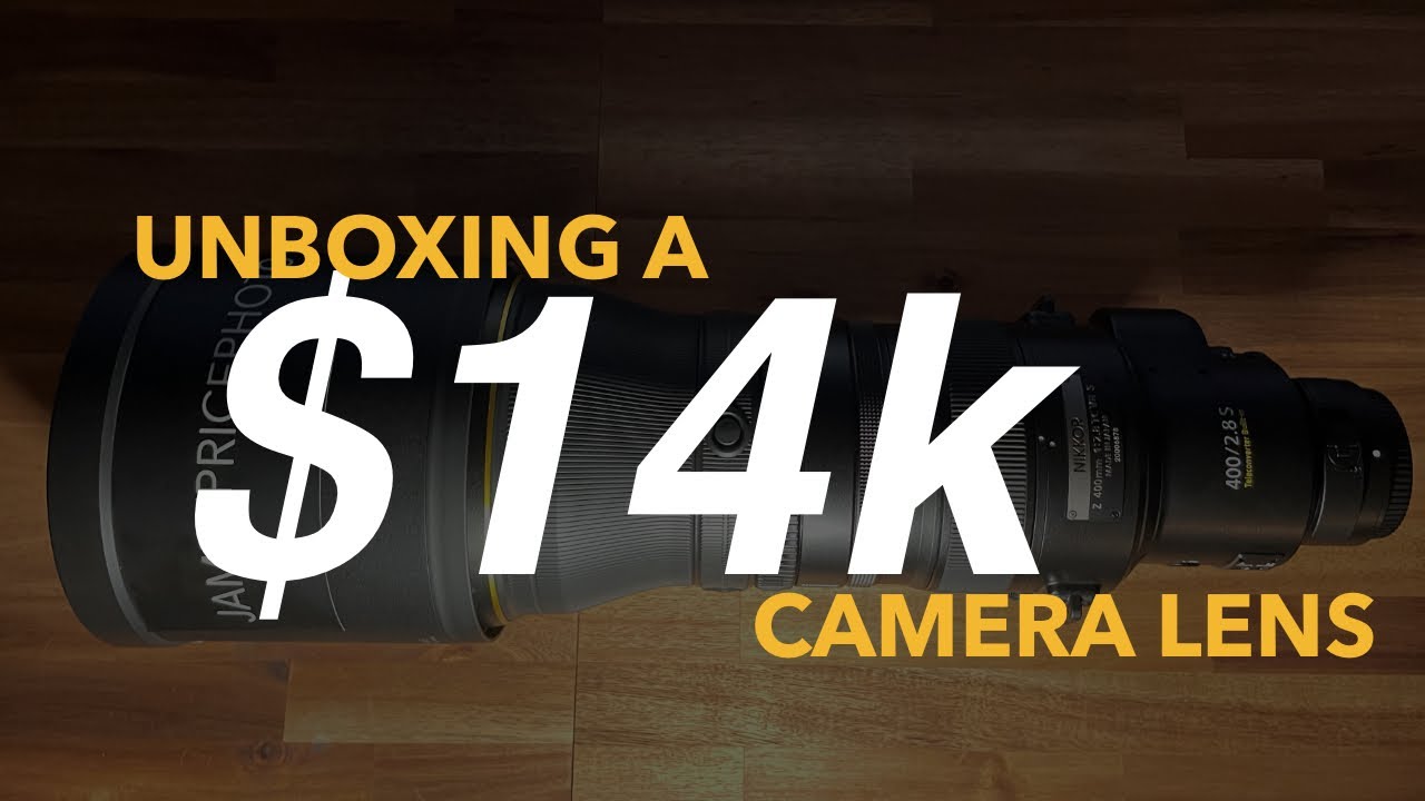 UNBOXING a $14,000 CAMERA LENS !! 💵📸💵📸💵📸