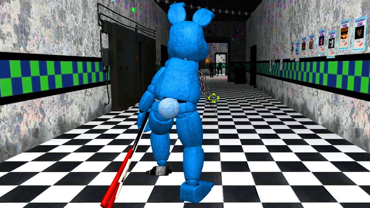 АНИМАТРОНИКИ ПУГАЮТ ОХРАННИКА FNAF 2 COOP ► Garry's Mod