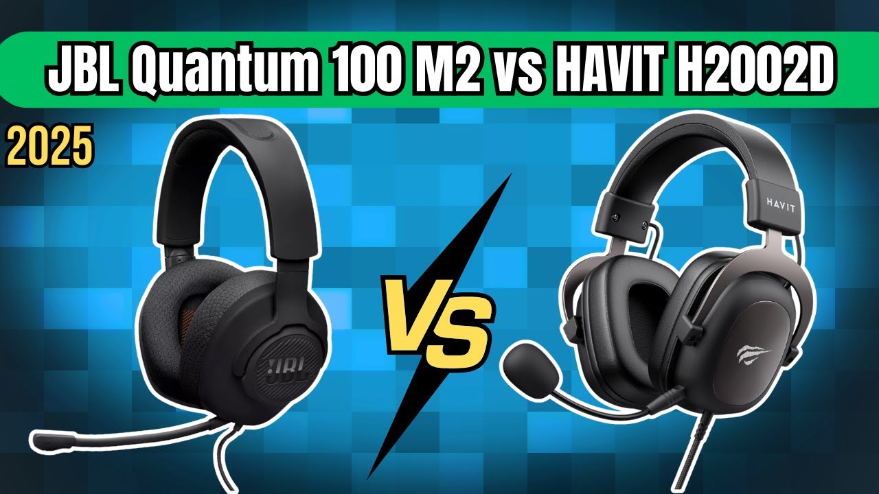 JBL QUANTUM 100 M2 vs HAVIT H2002D| Qual HEADSET Vale Mais a Pena em 2025? [comparativo completo]