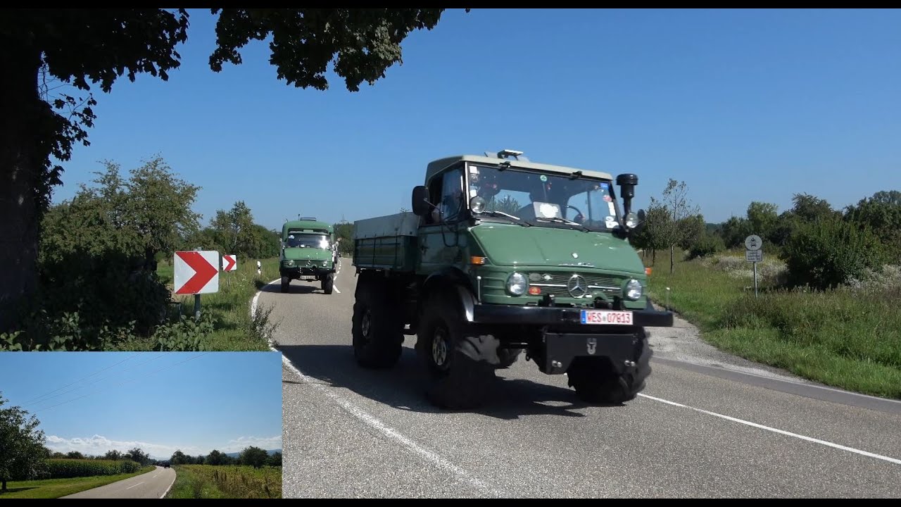 75 Jahre UNIMOG, Korso von Wörth nach Gaggenau, 4. September 2021