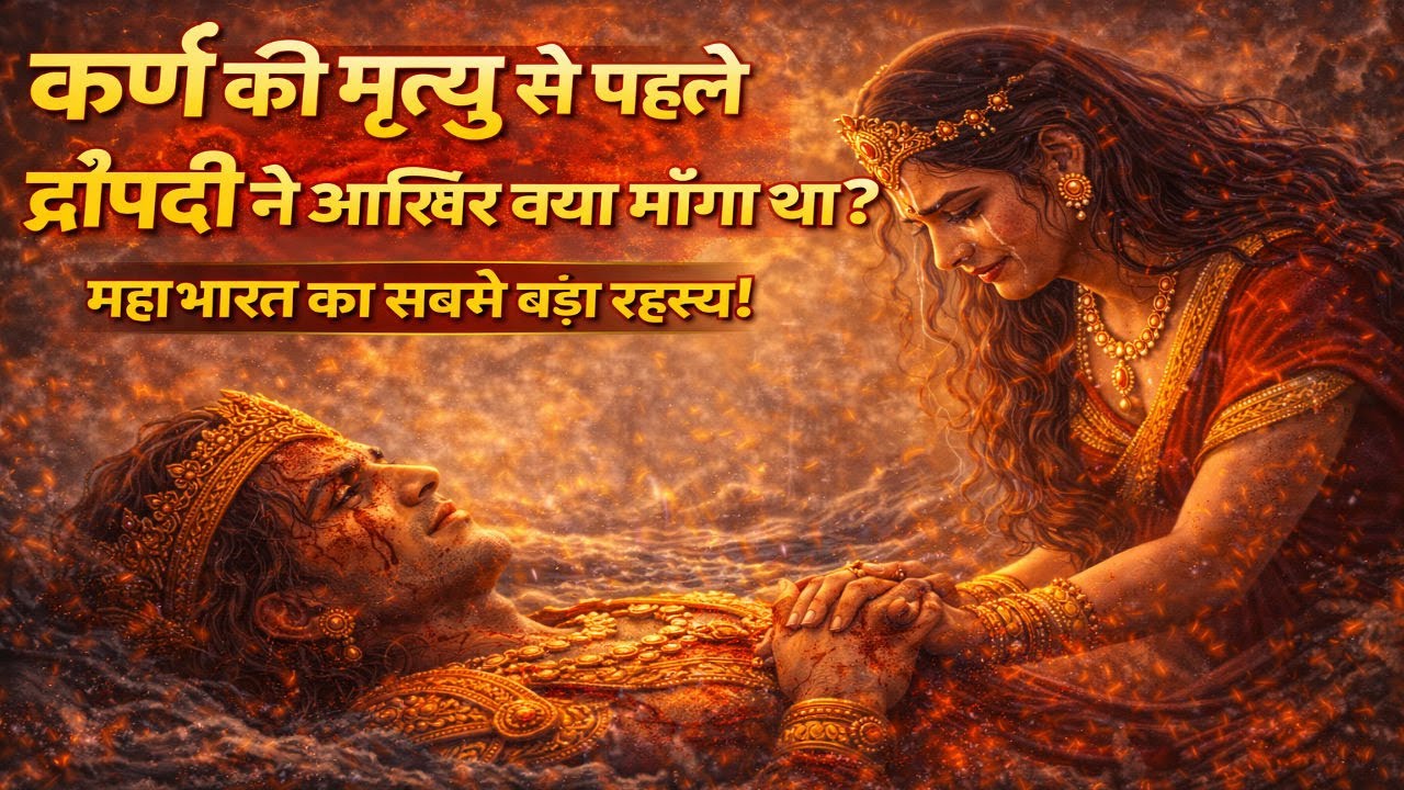 कर्ण की मृत्यु से पहले द्रौपदी ने आखिर क्या माँगा था? पूरा सच जानकर दंग रह जाओगे!