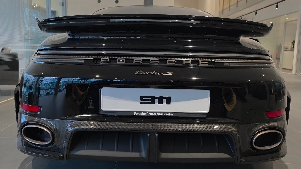 711 л.с. Porsche 911 Turbo S SportDesign Carbon Mk II 992 Porsche Center Стокгольм