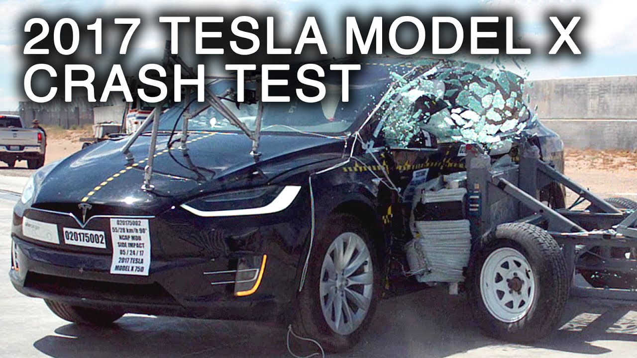 2017 Tesla Model X Side Crash Test